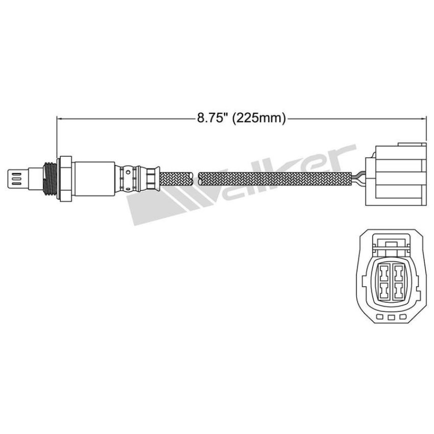 Walker Products 250-54080 Walker Products 250-54080 Oxygen Sensor 4-W Air Fuel Ratio Wide-Band