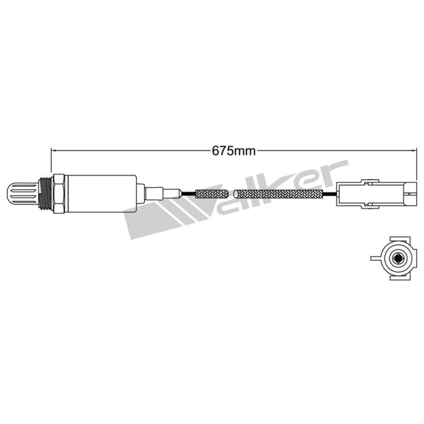 Walker Products 932-11002 Walker Products 932-11002 Oxygen Sensor 1-W Direct Fit Narrow-Band