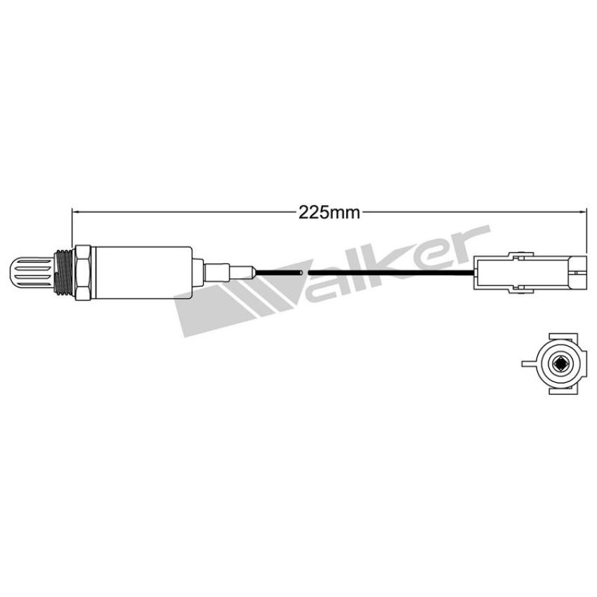 Walker Products 932-11036 Walker Products 932-11036 Oxygen Sensor 1-W Direct Fit Narrow-Band