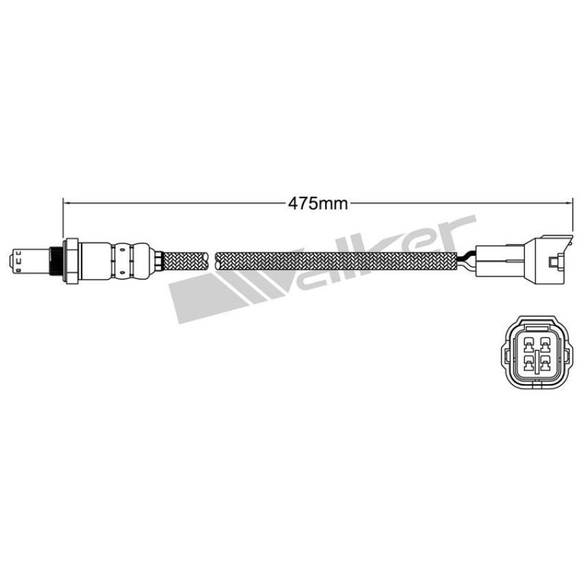 Walker Products 932-14053 Walker Products 932-14053 Oxygen Sensor 4-W Direct Fit Narrow-Band