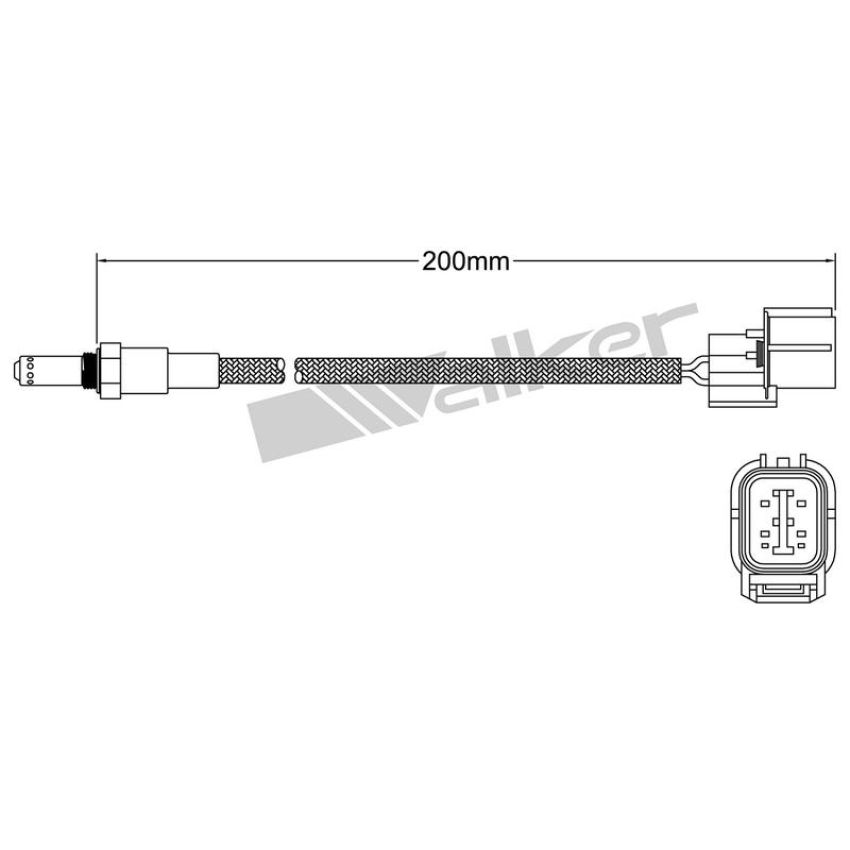 Walker Products 932-24008 Walker Products 932-24008 Oxygen Sensor 4-W Direct Fit