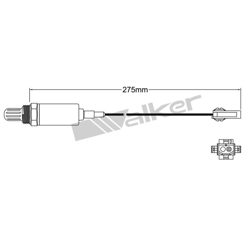 Walker Products 932-41002 Walker Products 932-41002 Oxygen Sensor 1-W Direct Fit Narrow-Band
