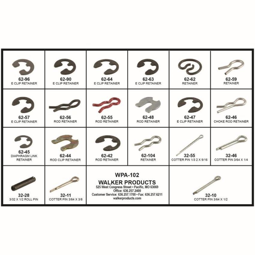 Walker Products WPA-102 Walker Products WPA-102 Assortment Case