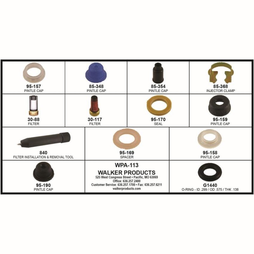 Walker Products WPA-113 Walker Products WPA-113 Fuel Injector Repair Kit