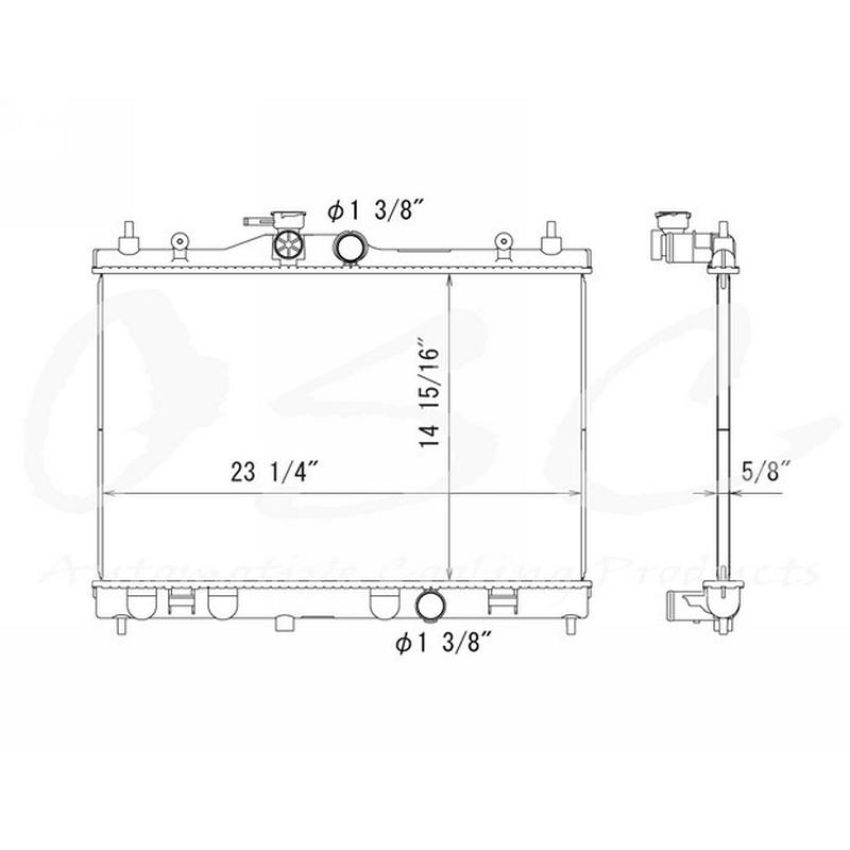 ONE STOP SOLUTIONS 13127 OSC Cooling Products 13127 New Radiator