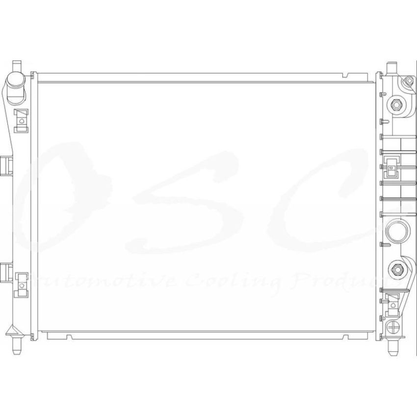 ONE STOP SOLUTIONS 2934 OSC Cooling Products 2934 New Radiator