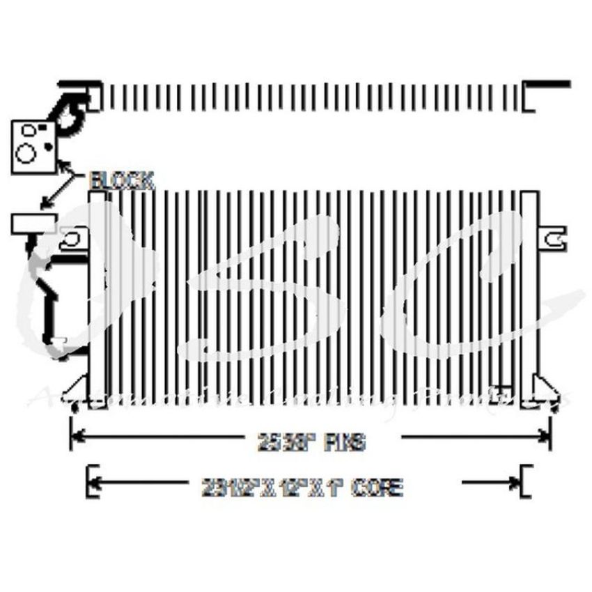 ONE STOP SOLUTIONS 4538 OSC Cooling Products 4538 New Condenser