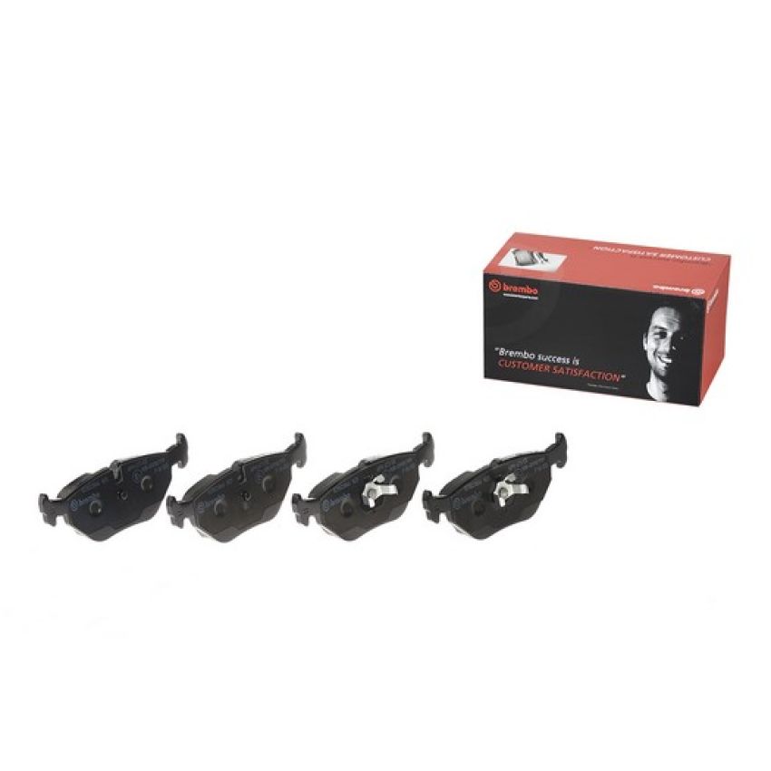 Brembo KT04298 Brembo low-met brake pad and UV coated solid  brake disc kit