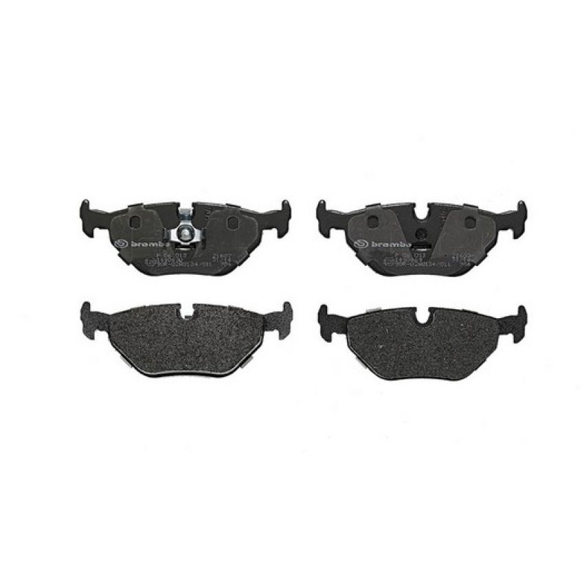 Brembo KT04298 Brembo low-met brake pad and UV coated solid  brake disc kit