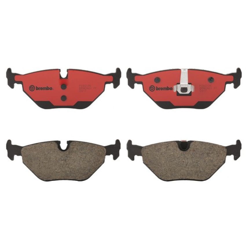 Brembo KT00794 Brembo ceramic brake pad and UV coated solid  brake disc kit