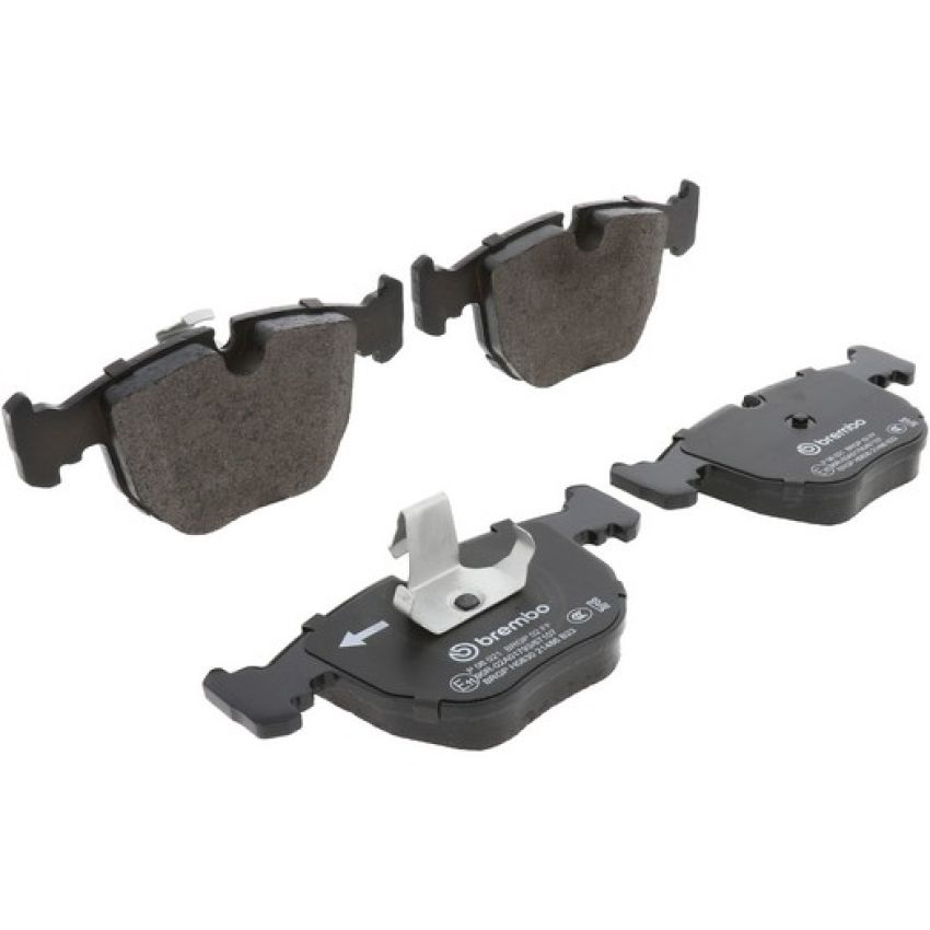 Brembo KT04411 Brembo low-met brake pad and UV coated vented  brake disc kit