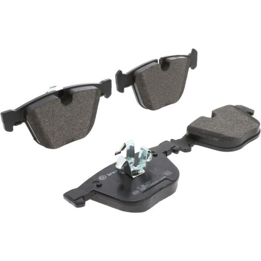 Brembo KT04506 Brembo low-met brake pad and composite vented  brake disc kit
