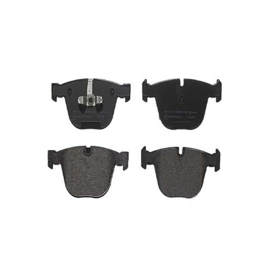 Brembo KT04506 Brembo low-met brake pad and composite vented  brake disc kit