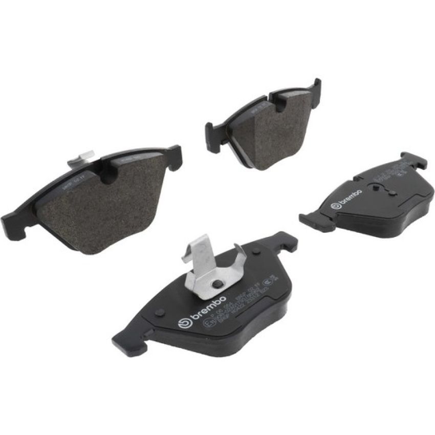 Brembo KT04504 Brembo low-met brake pad and composite vented  brake disc kit