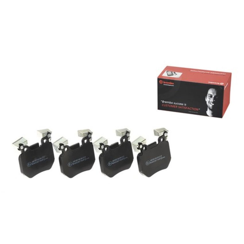 Brembo KT04409 Brembo low-met brake pad and UV coated vented  brake disc kit