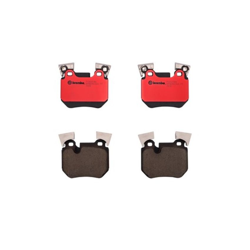 Brembo KT00A95 Brembo ceramic brake pad and UV coated vented  brake disc kit
