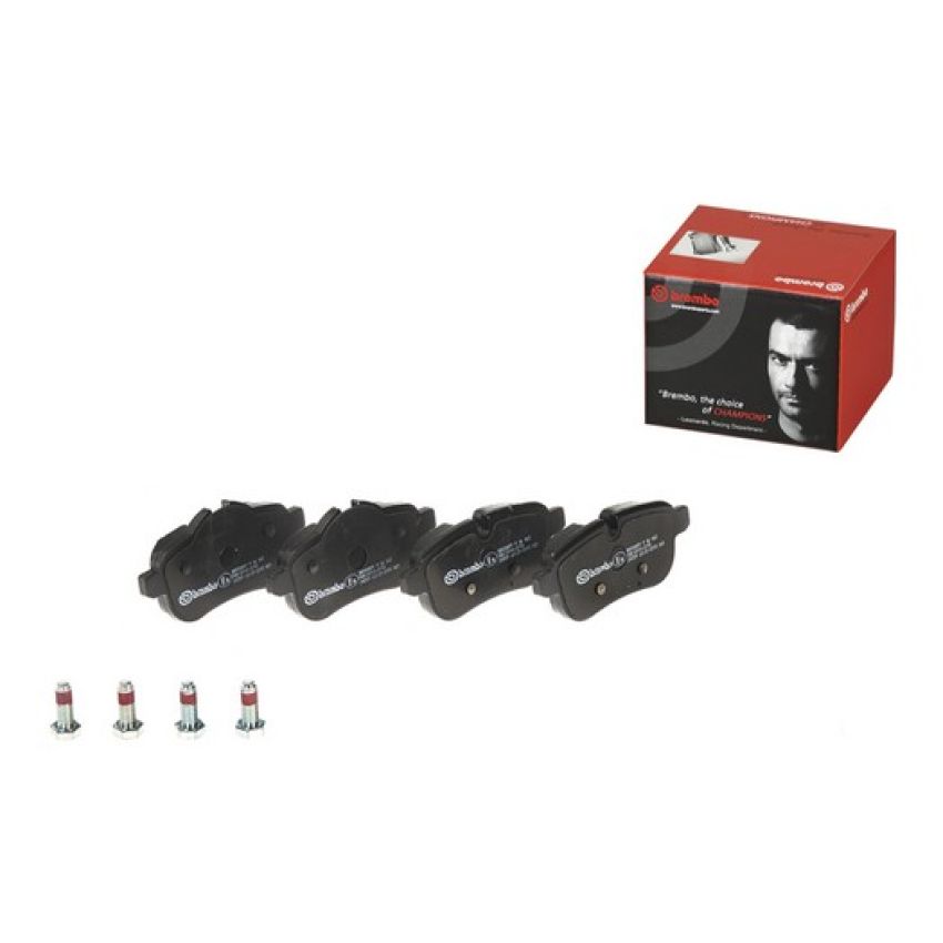 Brembo KT04464 Brembo low-met brake pad and UV coated vented  brake disc kit