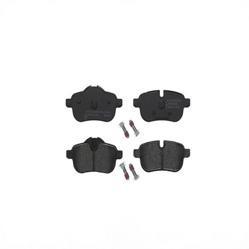 Brembo KT04464 Brembo low-met brake pad and UV coated vented  brake disc kit
