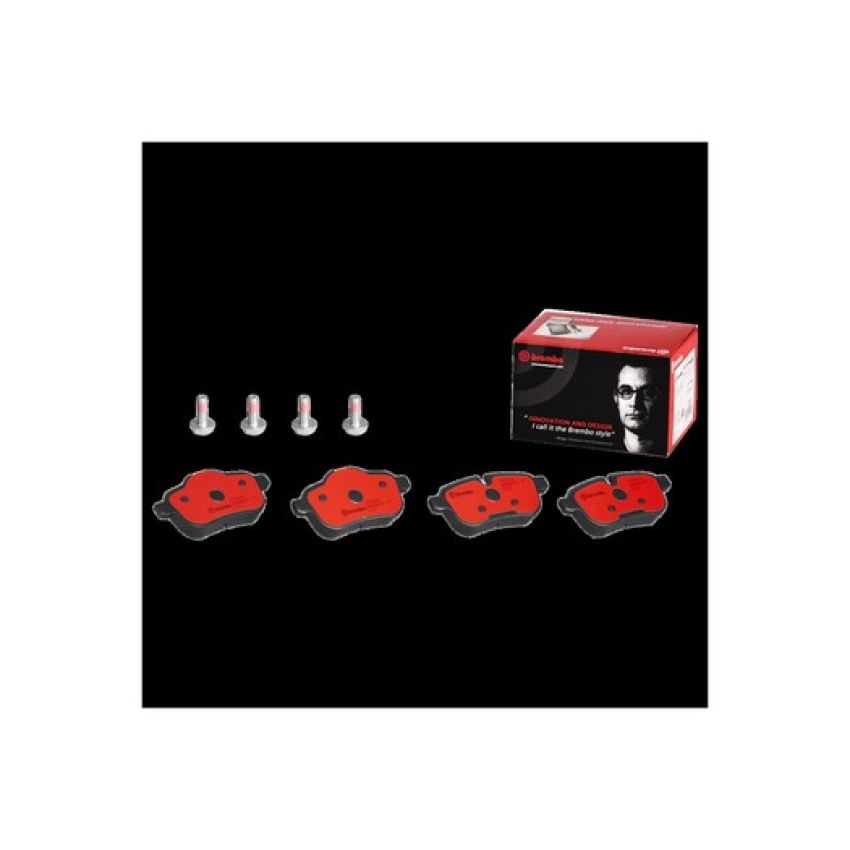 Brembo KT00B65 Brembo ceramic brake pad and UV coated vented  brake disc kit