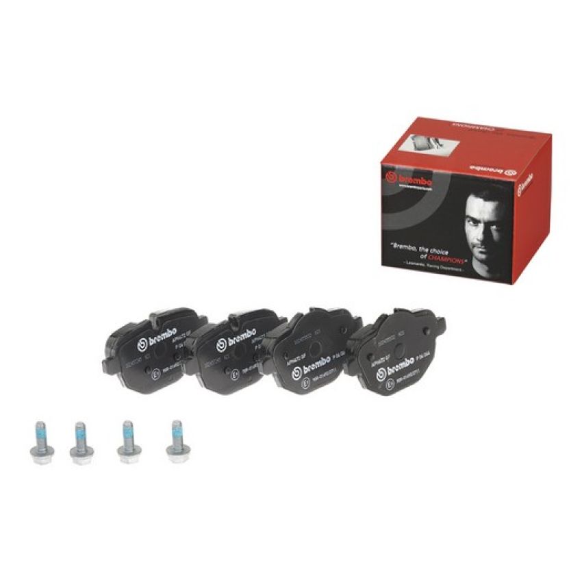 Brembo KT04424 Brembo low-met brake pad and composite vented  brake disc kit