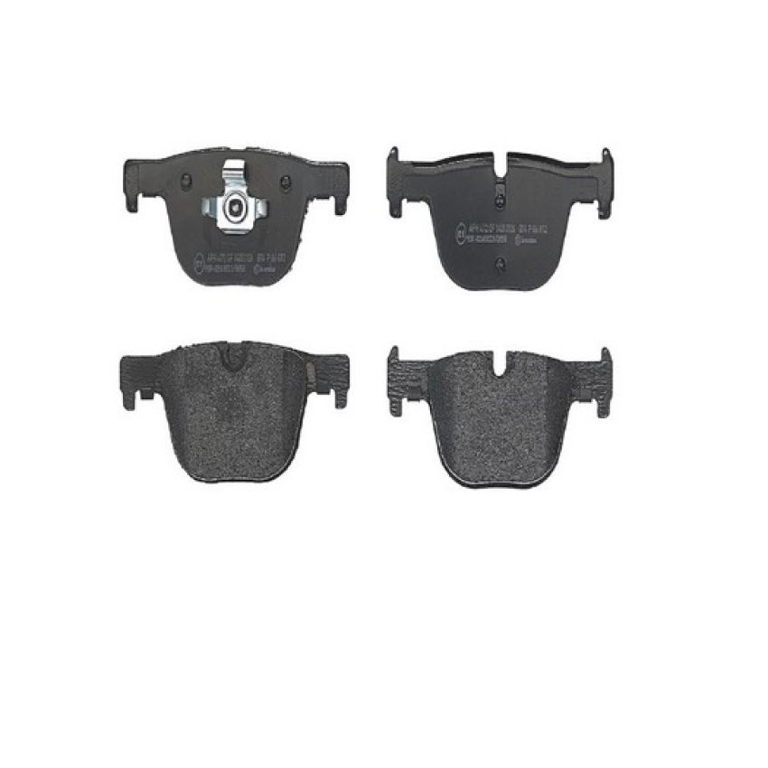 Brembo KT04422 Brembo low-met brake pad and UV coated vented  brake disc kit