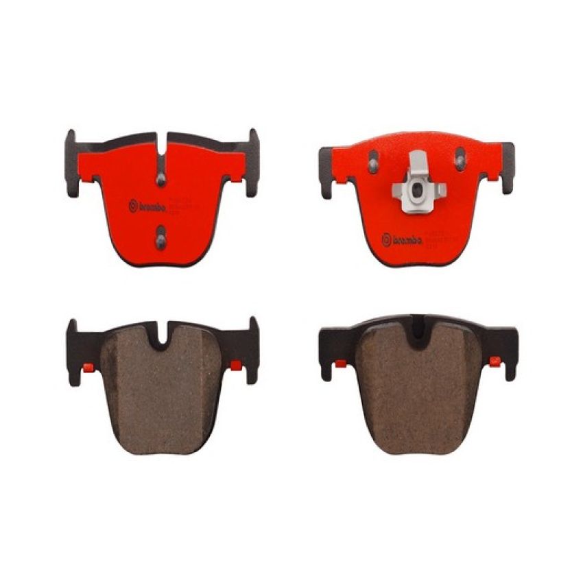 Brembo KT00B08 Brembo ceramic brake pad and UV coated vented  brake disc kit