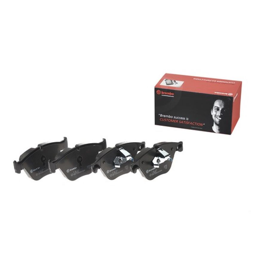 Brembo KT04390 Brembo low-met brake pad and composite vented  brake disc kit