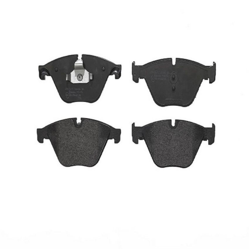 Brembo KT04390 Brembo low-met brake pad and composite vented  brake disc kit