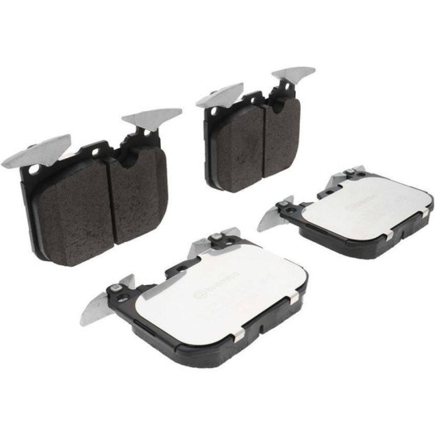 Brembo KTX4100 Brembo low-met brake pad and Xtra vented drilled brake disc kit