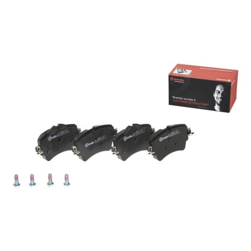 Brembo KT04366 Brembo low-met brake pad and UV coated vented  brake disc kit