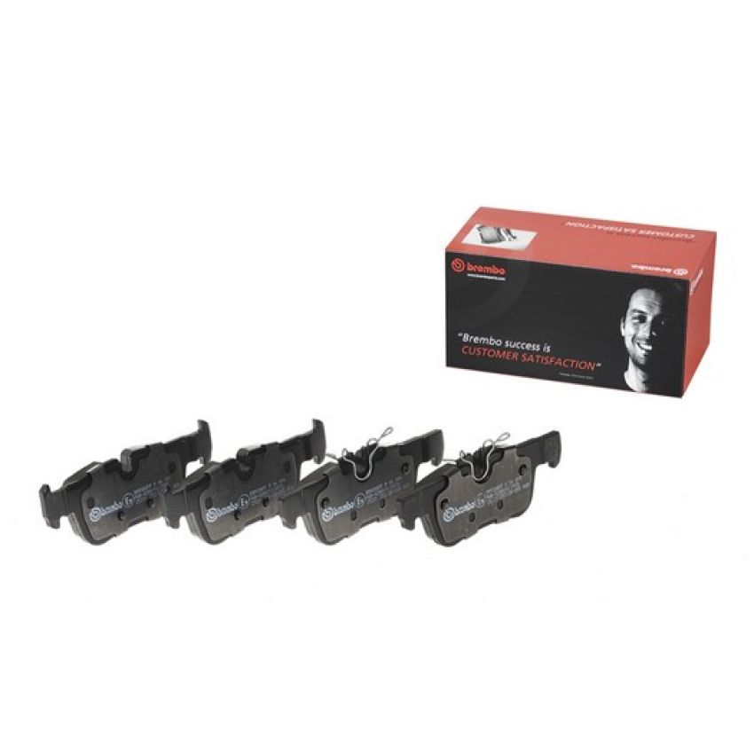 Brembo KT04312 Brembo low-met brake pad and UV coated solid  brake disc kit