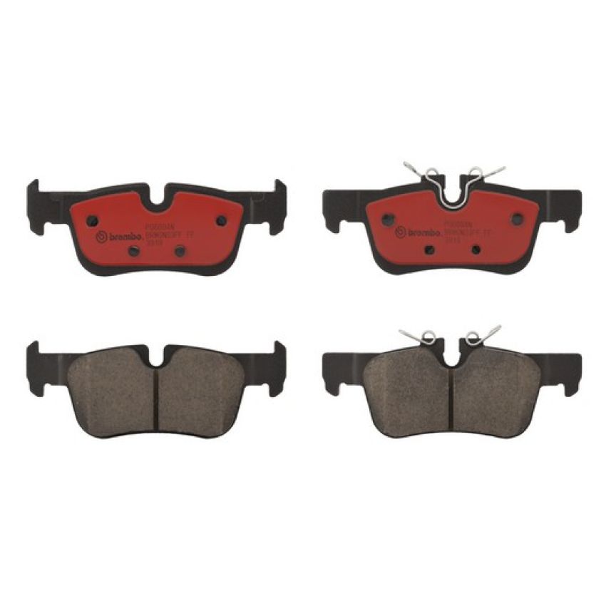 Brembo KT00880 Brembo ceramic brake pad and UV coated solid  brake disc kit