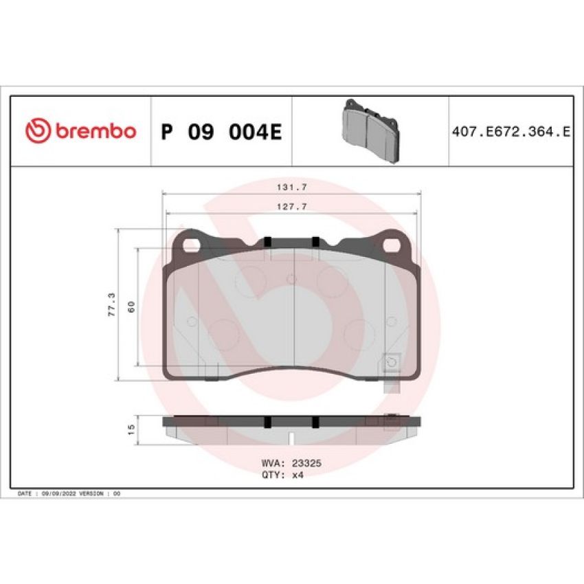 Brembo KT08021 Beyond EV Kit Disc-Pad