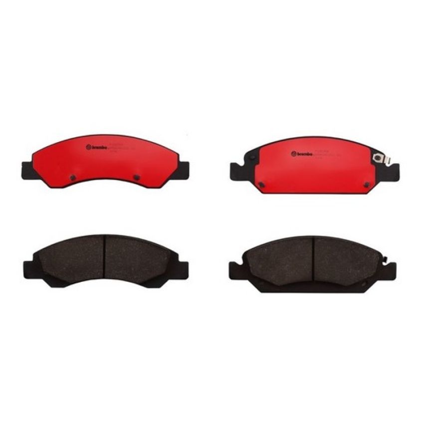 Brembo KT00676 Brembo ceramic brake pad and UV coated vented  brake disc kit