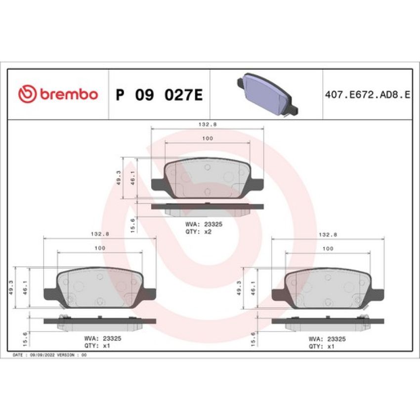 Brembo KT08002 Beyond EV Kit Disc-Pad