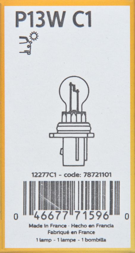Philips P13WC1 Philips HiPerVision Bulb P13W