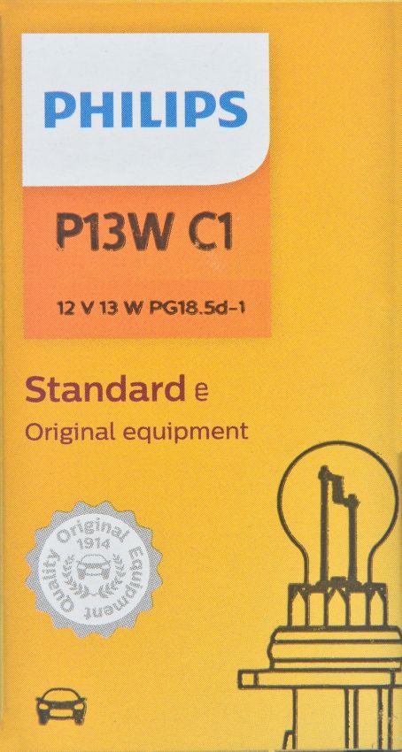 Philips P13WC1 Philips HiPerVision Bulb P13W