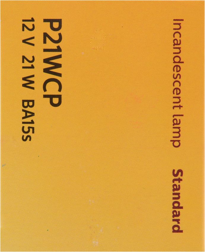 Philips P21WCP Philips Standard Minature P21W Pack of 10