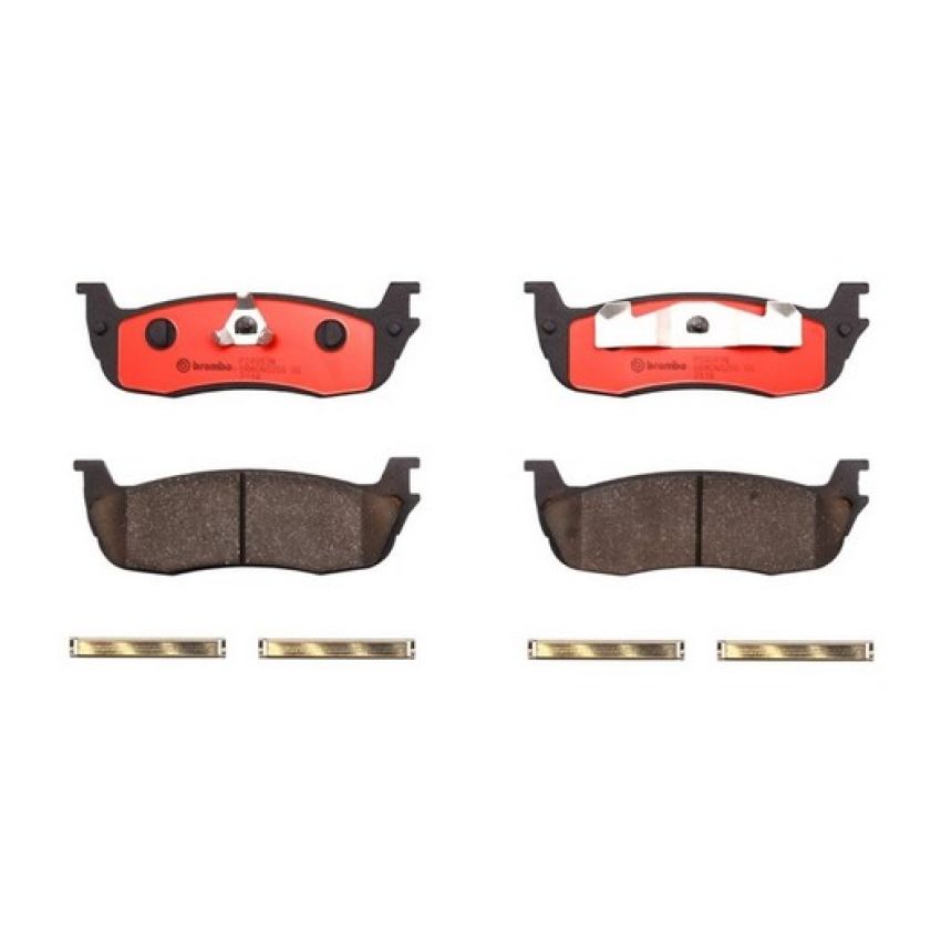 Brembo KT00859 Brembo ceramic brake pad and UV coated solid  brake disc kit
