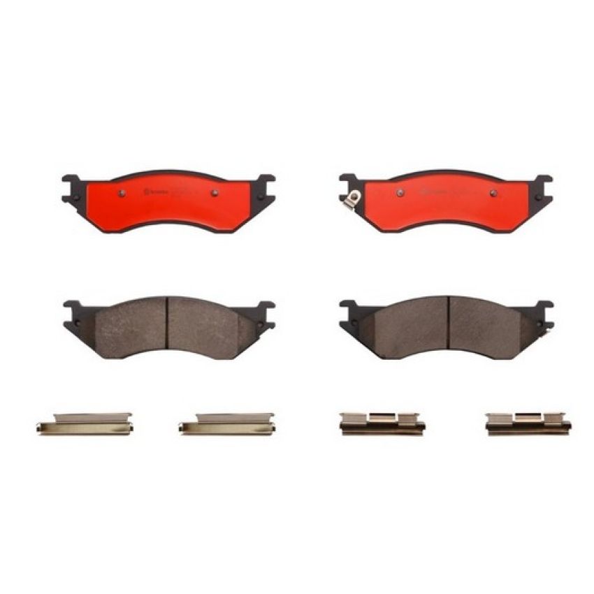 Brembo KT00862 Brembo ceramic brake pad and standard PVT  brake disc kit