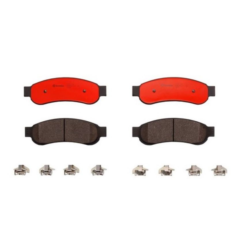 Brembo KT00834 Brembo ceramic brake pad and standard vented  brake disc kit