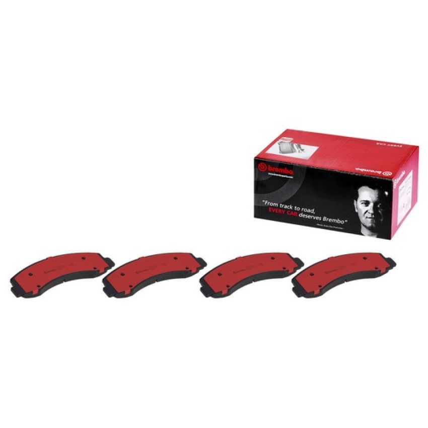 Brembo KT00646 Brembo ceramic brake pad and UV coated vented  brake disc kit