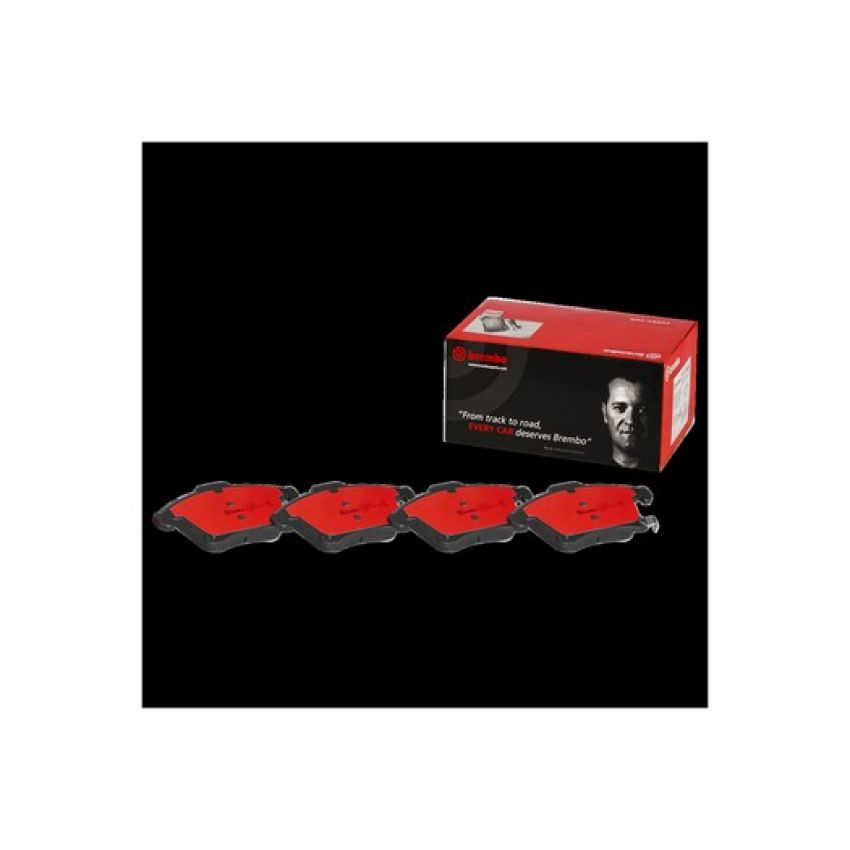 Brembo KT00662 Brembo ceramic brake pad and UV coated vented  brake disc kit