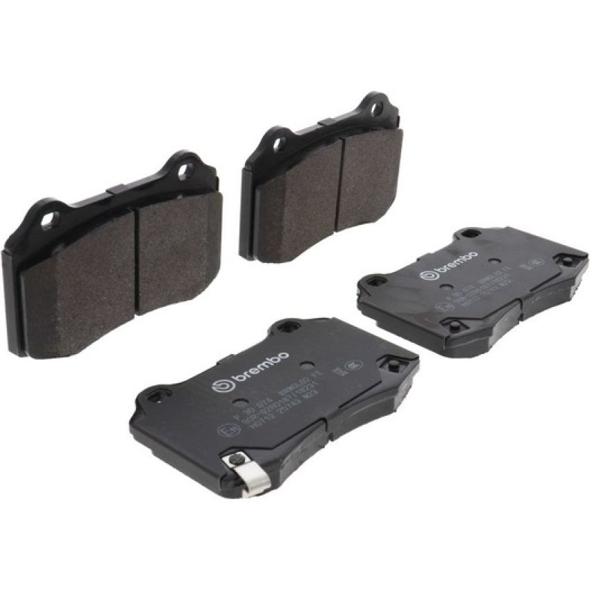 Brembo KT04321 Brembo low-met brake pad and UV coated PVT  brake disc kit