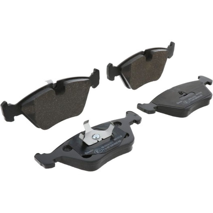 Brembo KT04270 Brembo low-met brake pad and UV coated vented  brake disc kit