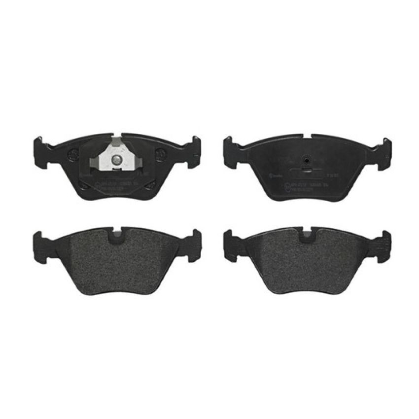 Brembo KT04270 Brembo low-met brake pad and UV coated vented  brake disc kit