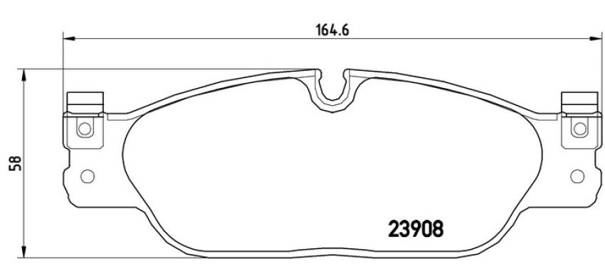 Brembo KT04193 Brembo low-met brake pad and UV coated vented  brake disc kit