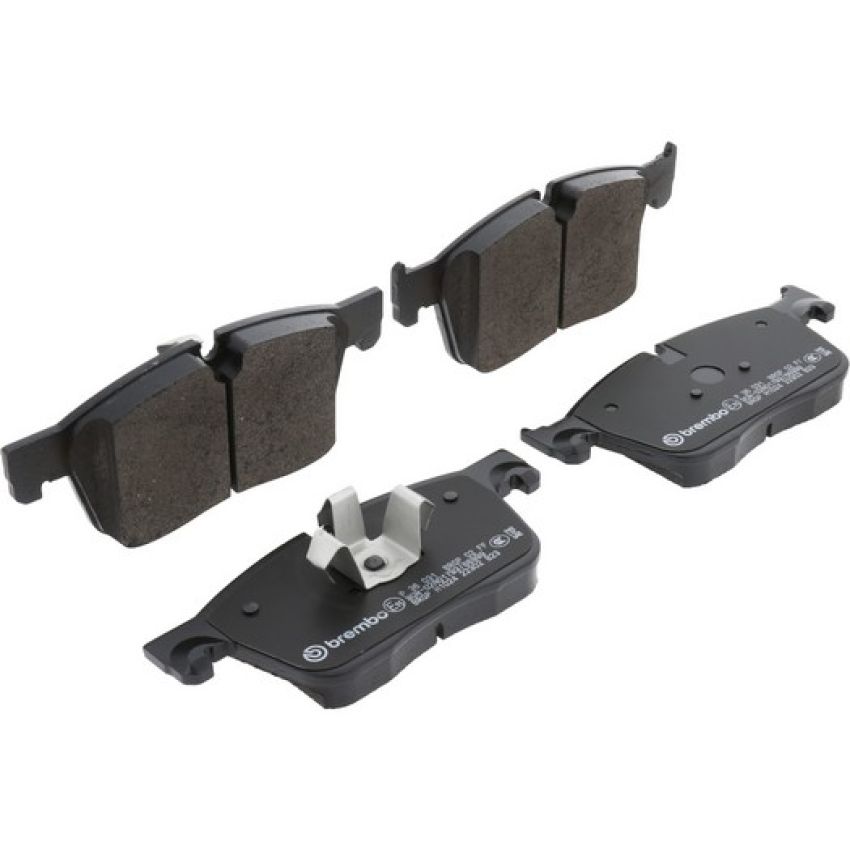 Brembo KT04358 Brembo low-met brake pad and UV coated PVT  brake disc kit