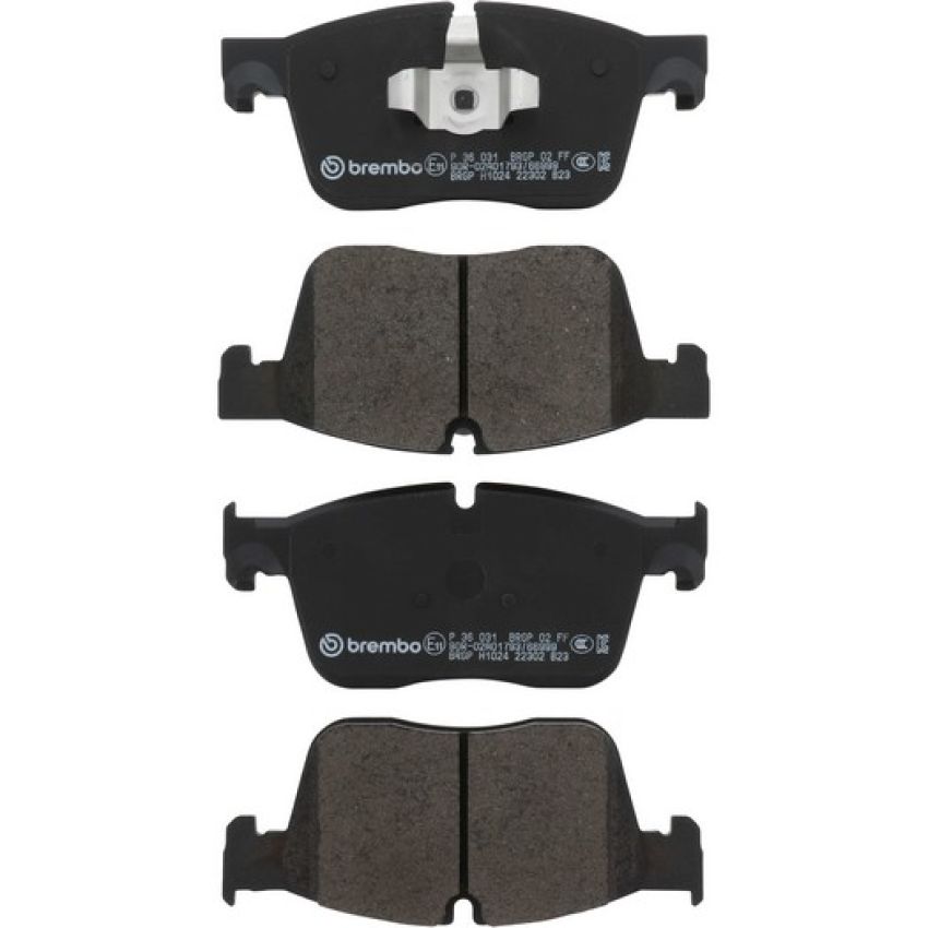 Brembo KT04358 Brembo low-met brake pad and UV coated PVT  brake disc kit