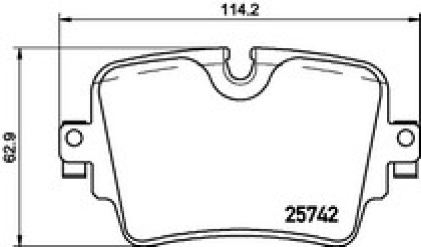 Brembo KT04345 Brembo low-met brake pad and UV coated PVT  brake disc kit